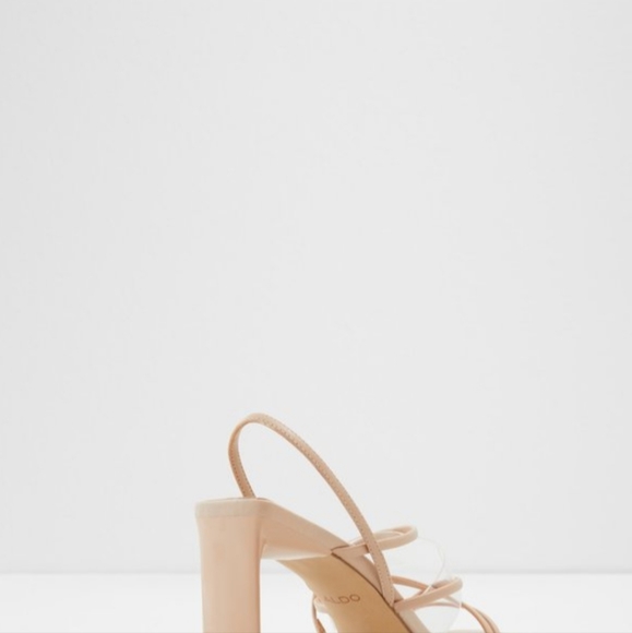 Aldo womens Jennifer270 Bone Women Synthetic Dress Sandals Heeled Sandal - Picture 6 of 6